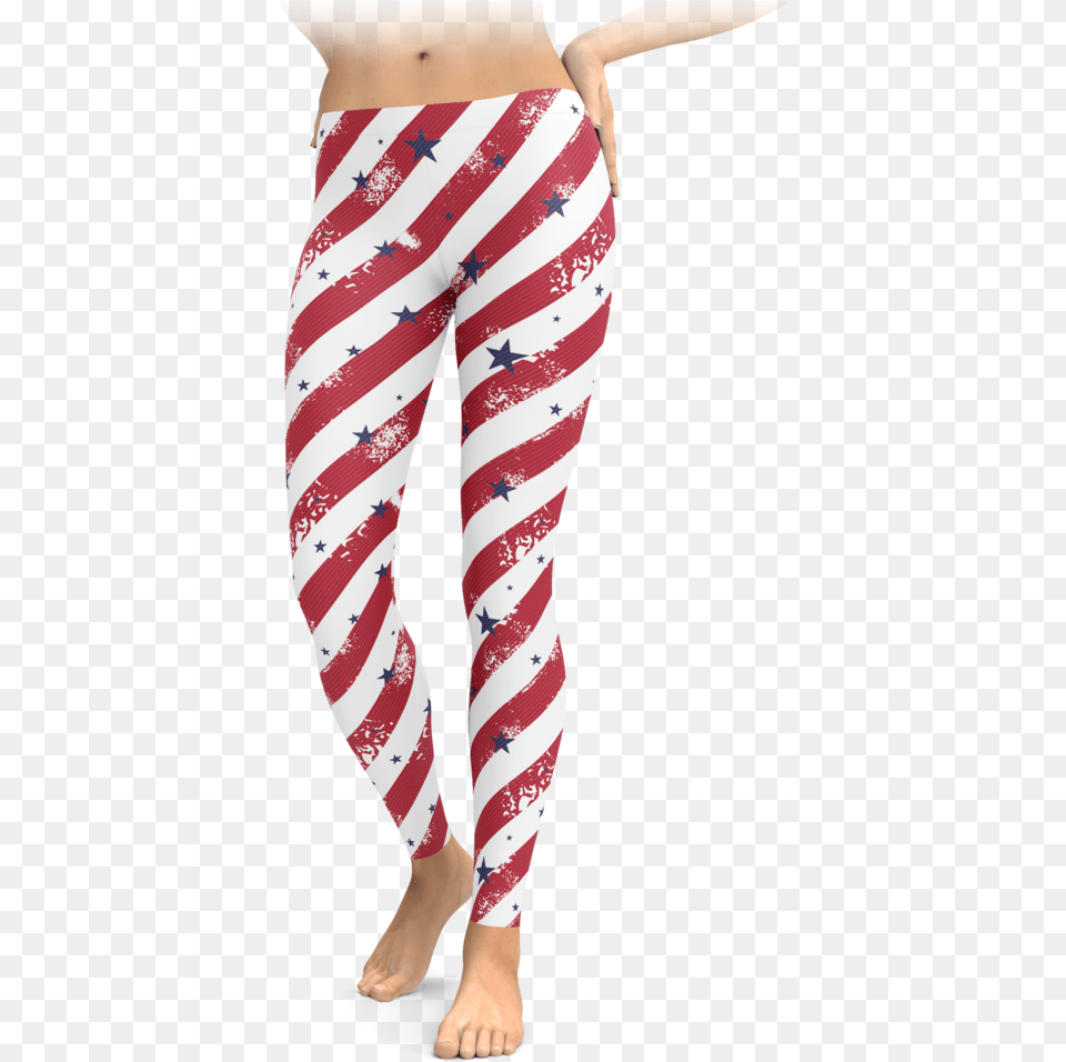 Diagonal Stripes U0026 Stars Leggings Trousers, Clothing, Hosiery, Tights, Shorts Png