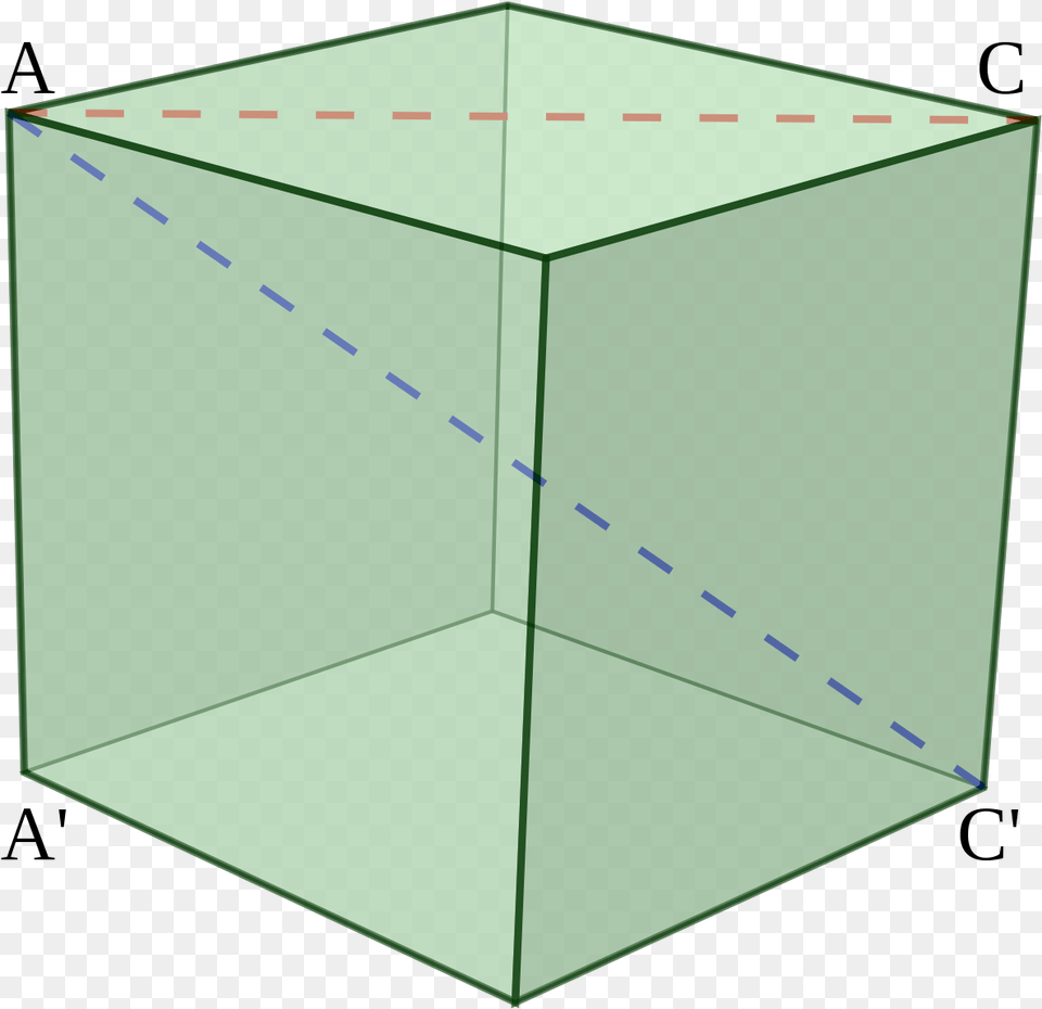 Diagonal Wikipedia Cube Space Diagonal, White Board, Toy Free Png