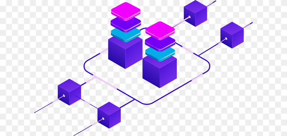 Diagram, Network, Purple Png Image
