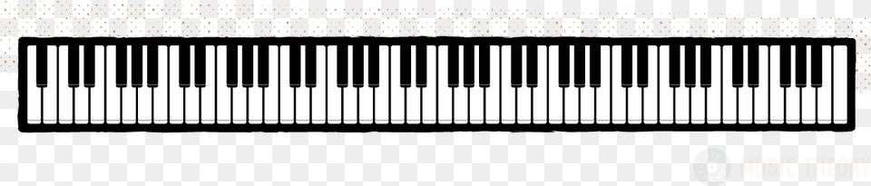 Diagram Of A Piano Keyboard With All 88 Keys Piano, Musical Instrument Free Transparent Png