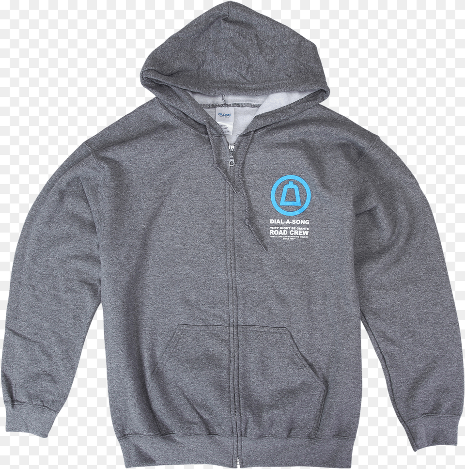 Dial A Song Zip Hoodie On Graphite Heather Hoodie, Clothing, Fleece, Hood, Knitwear Free Png