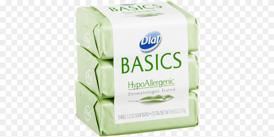 Dial Basics Hypoallergenic Soap Bars 3 Pack, First Aid Free Png Download