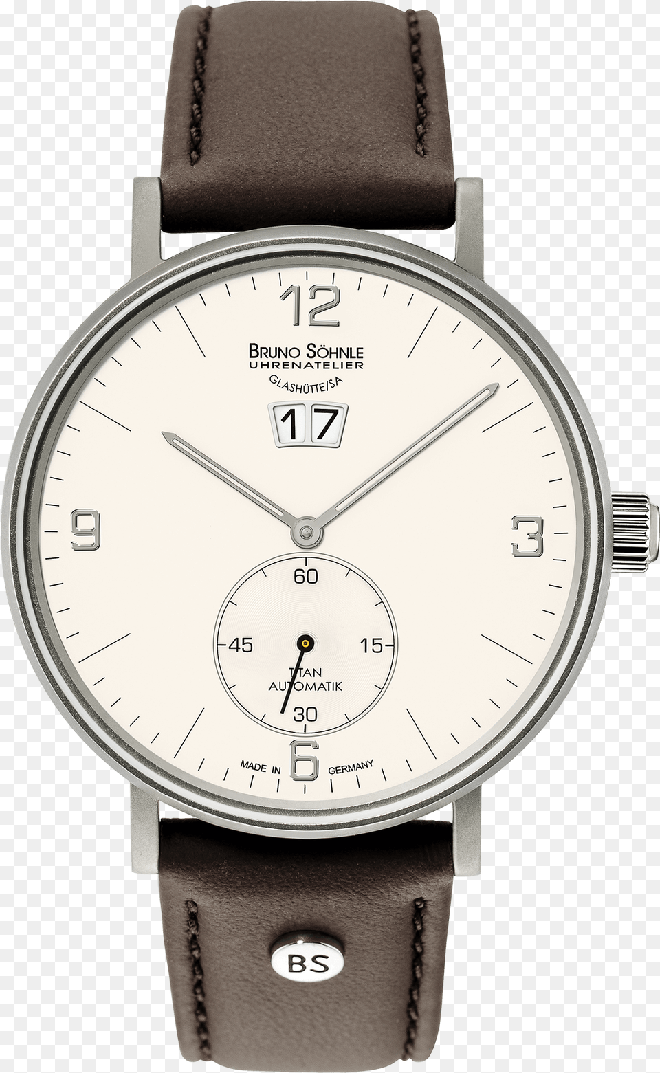 Dial Classic With Large Date And Decentral Second Hand Junkers Eisvogel, Arm, Body Part, Person, Wristwatch Png Image