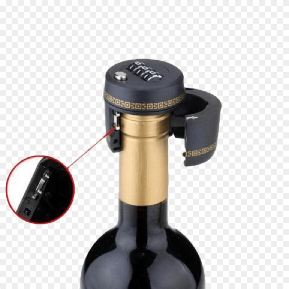 Dial Wine Bottle Cap Lock Probka Na Butilku S Kodovim Zamkom, Electrical Device, Microphone, Smoke Pipe, Alcohol Png Image