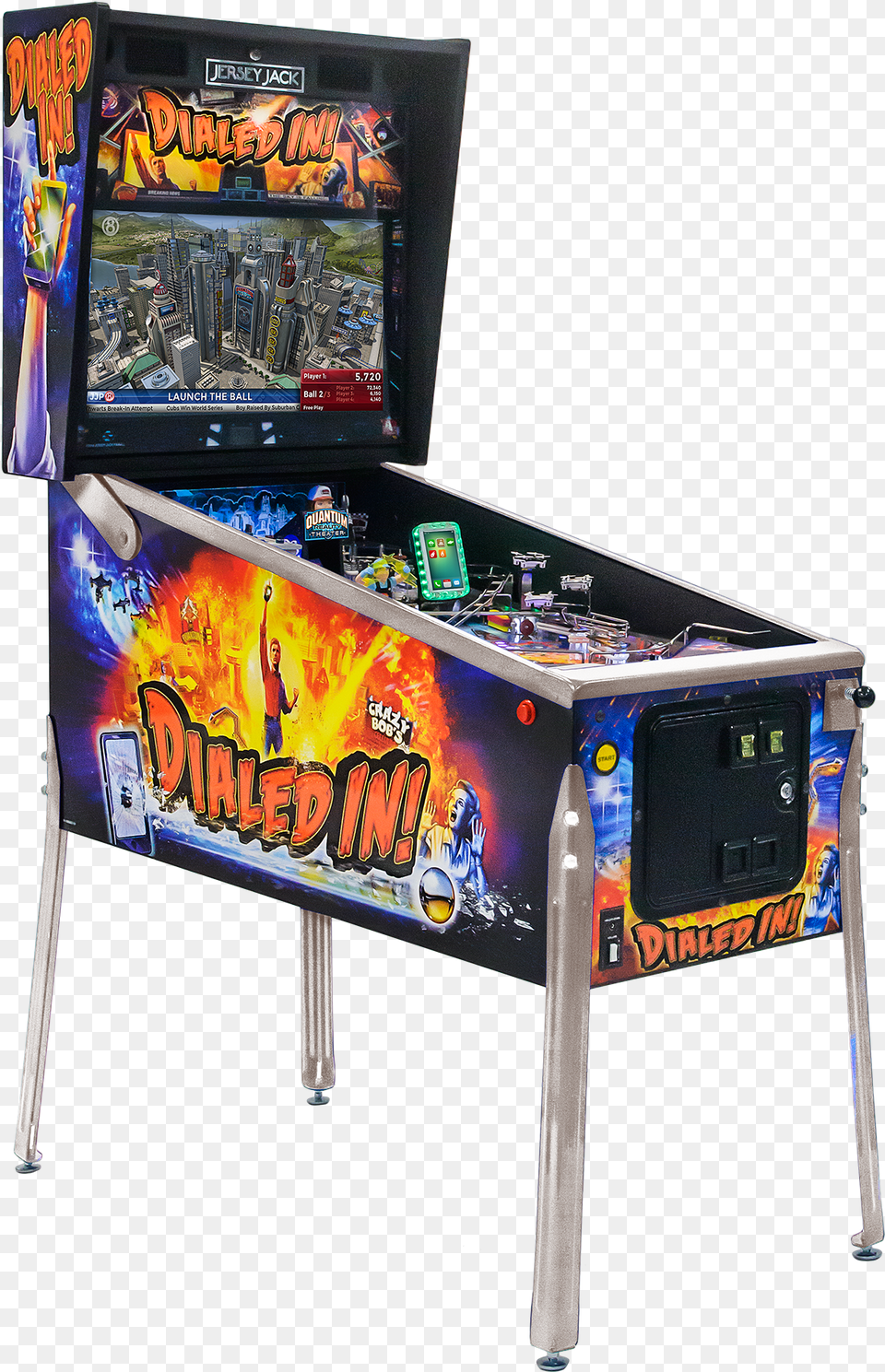 Dialed In Pinball, Arcade Game Machine, Game, Person, Computer Hardware Free Png