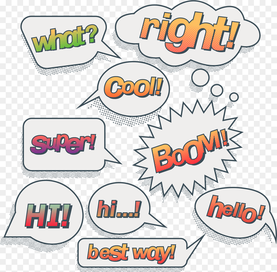 Dialogue Dialog Box, Sticker, Advertisement, Book, Comics Free Transparent Png