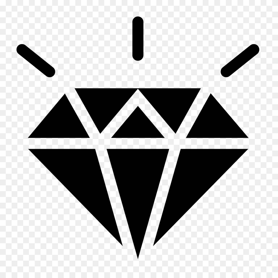 Diamante Espumoso Icon, Gray Free Png