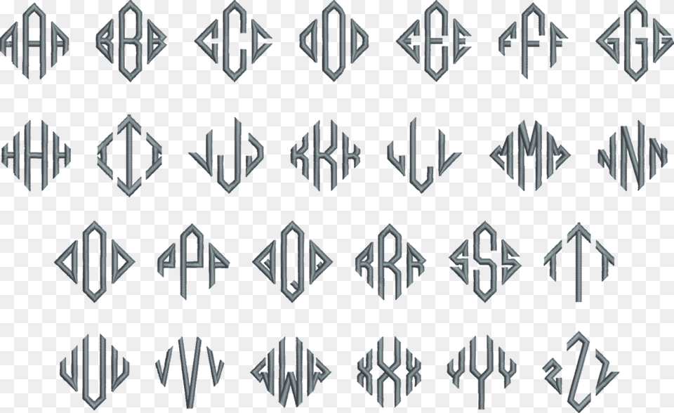 Diamond 3d Puff Diamond Monogram, Pattern, Text, Person Free Png