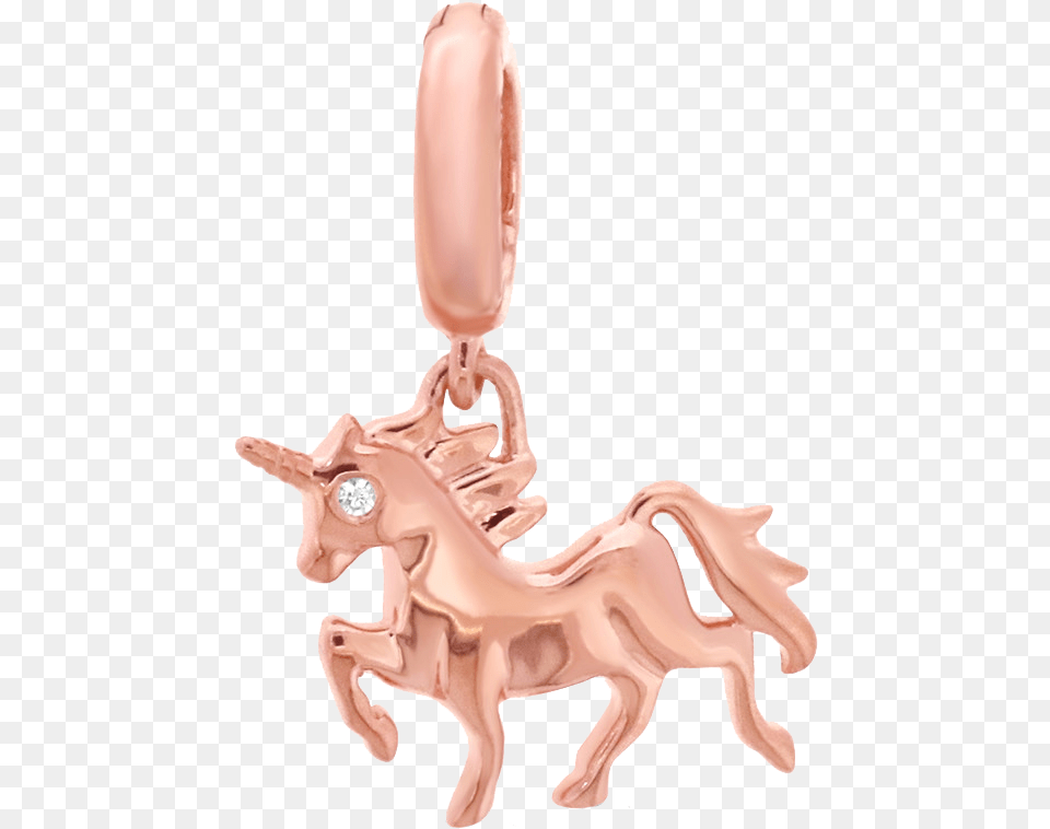 Diamond Accent 10k Rose Gold Unicorn, Accessories, Person Png