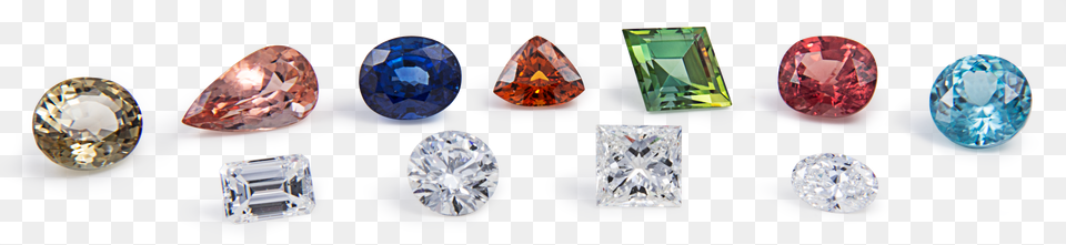 Diamond Amp Colored Stones Colorful Stone Transparent Png