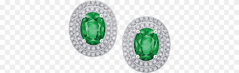 Diamond And Emerald Earrings In, Accessories, Gemstone, Jewelry, Earring Free Png