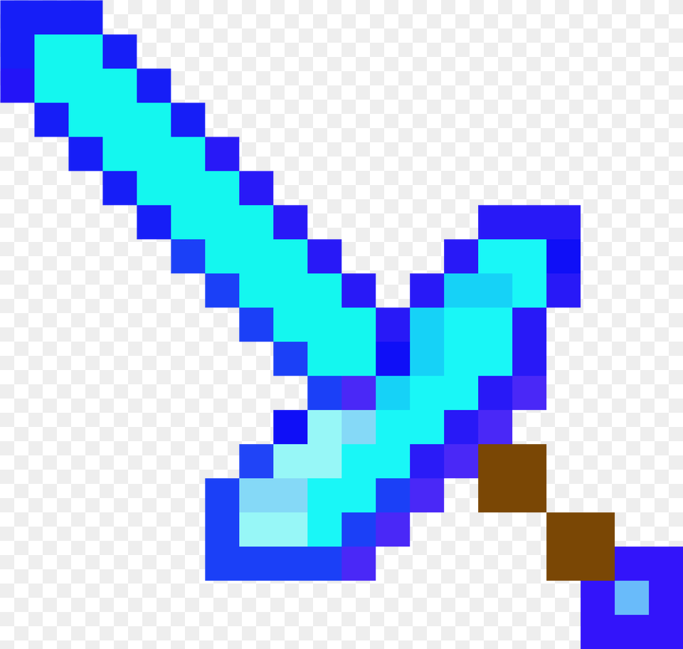 Diamond Armor Sword Minecraft Espada De Diamante Do Minecraft Free Png Download