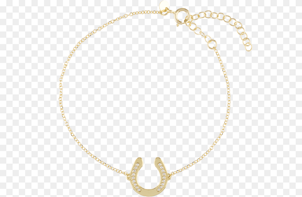 Diamond Big Horseshoe Yellow Gold Bracelet Chain, Accessories, Jewelry, Necklace Free Transparent Png