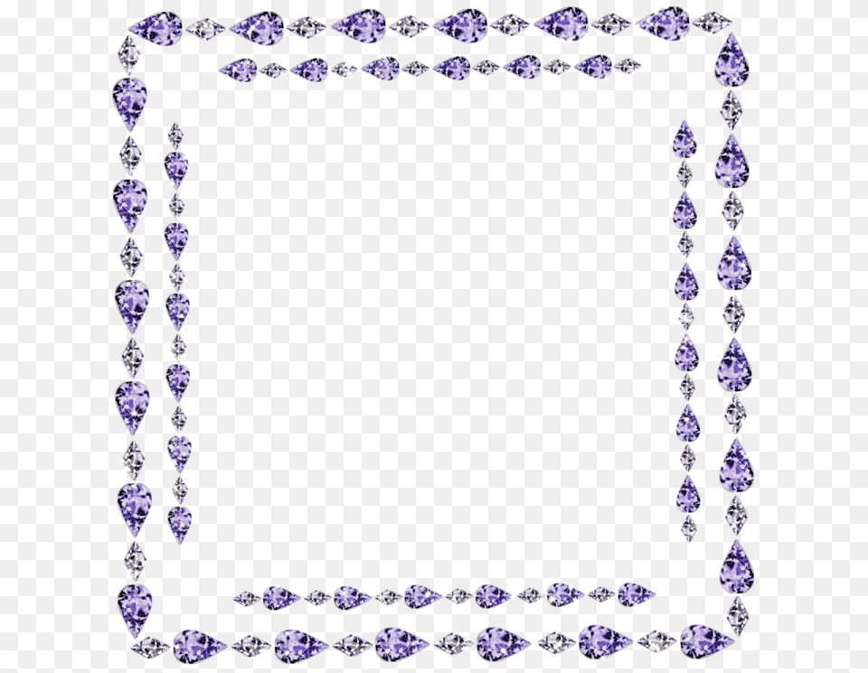 Diamond Border Clip Art Diamond Bling Bling Border, Accessories, Purple, Gemstone, Jewelry Free Transparent Png