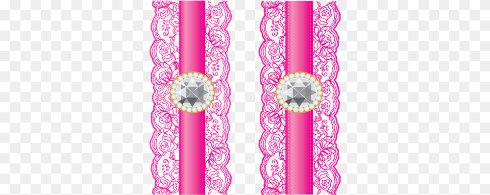 Diamond Border Design Lace Pattern, Accessories, Dynamite, Weapon, Jewelry Free Png Download