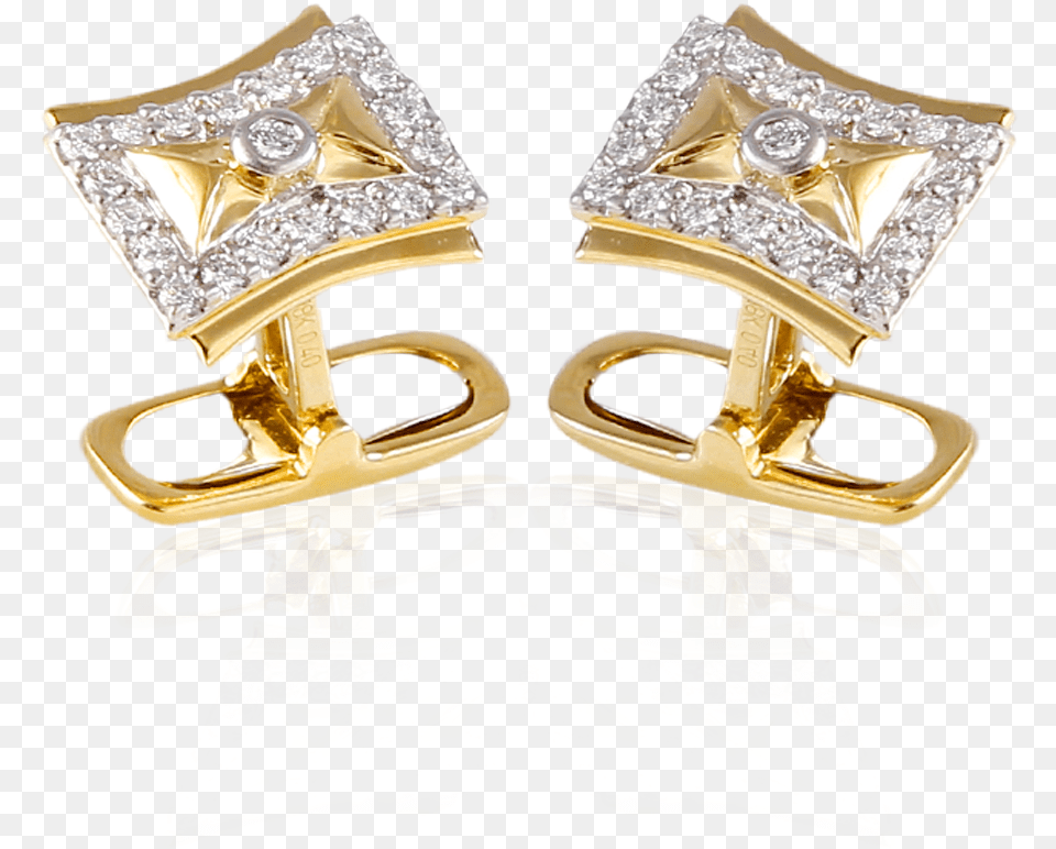 Diamond Charm Cufflinks, Accessories, Earring, Jewelry, Treasure Png
