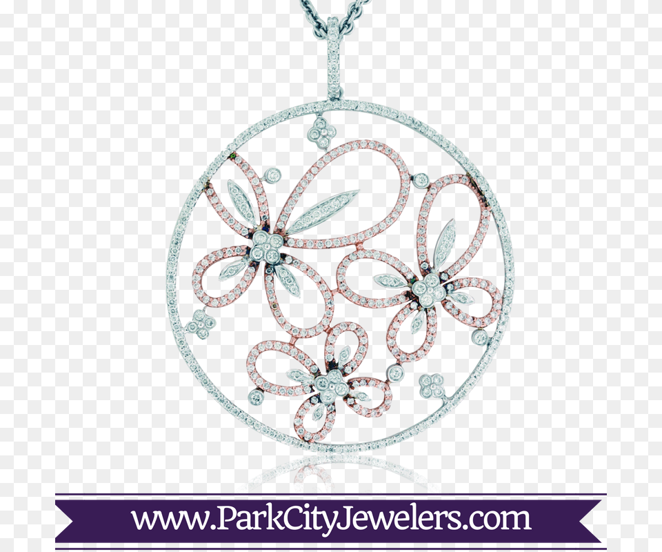 Diamond Circle And Arabesque Pendant With Chain Green Amethyst Diamond White Gold Ring, Accessories, Jewelry, Necklace, Chandelier Free Png
