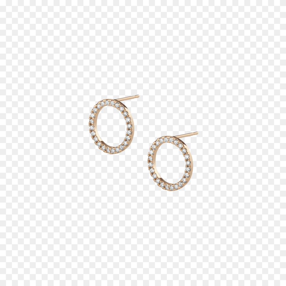 Diamond Circle Earrings With White Diamonds Aurate New York, Accessories, Earring, Gemstone, Jewelry Free Png