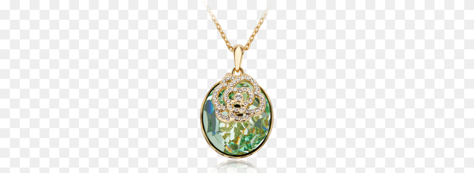 Diamond Circle Necklace Peridot Pendant Indian Antique Necklace, Accessories, Jewelry, Locket, Gemstone Png Image