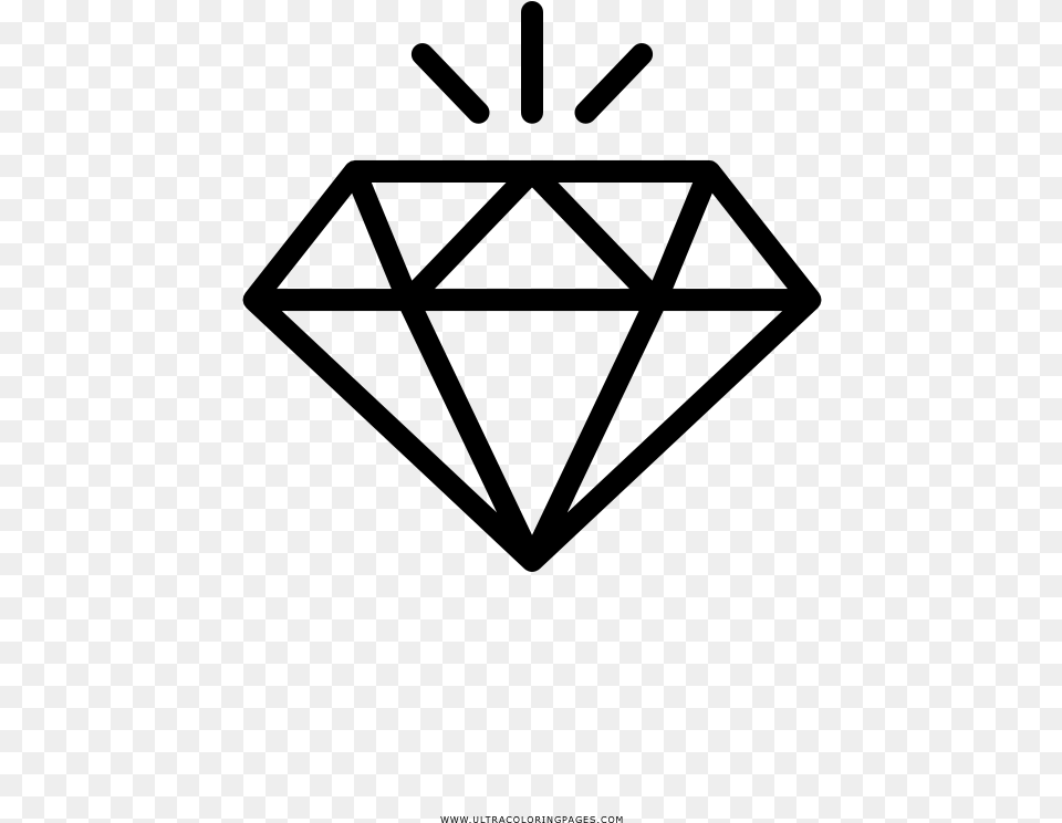 Diamond Clip Art Black And White, Gray Png Image