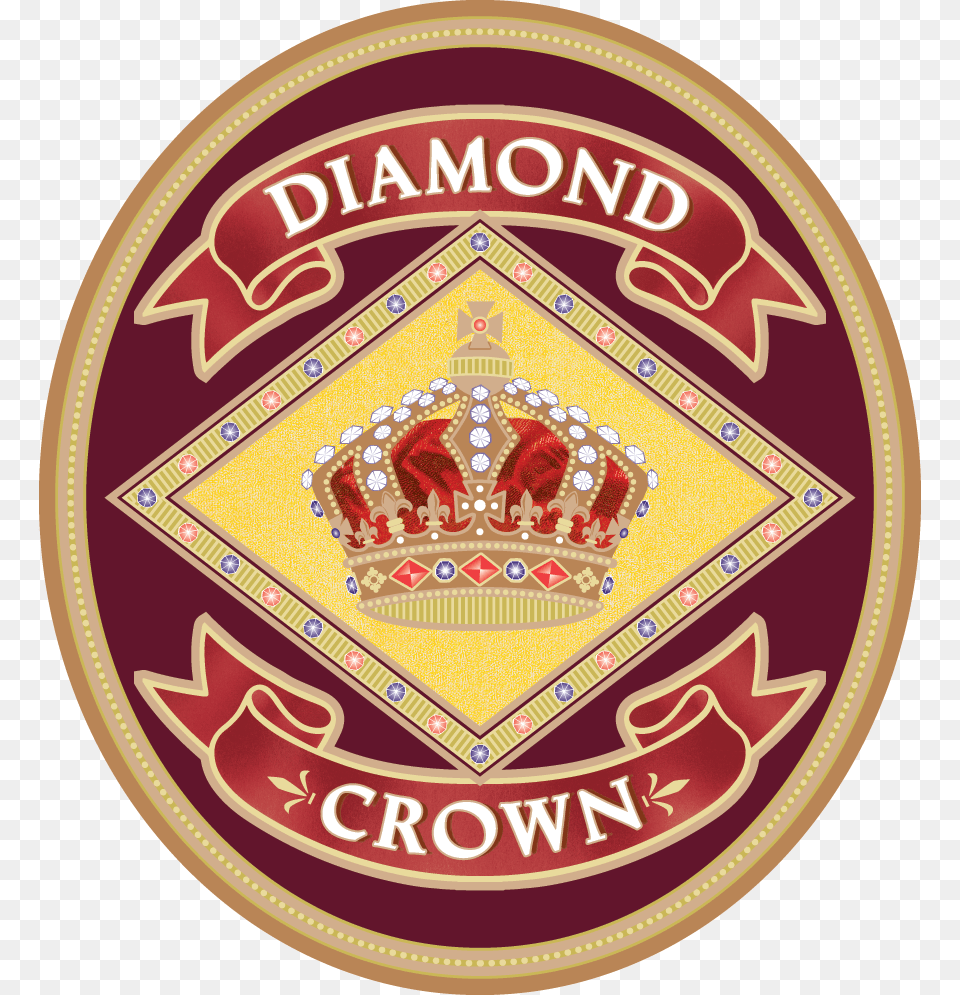 Diamond Crown Cigar Logo, Badge, Symbol, Emblem Png