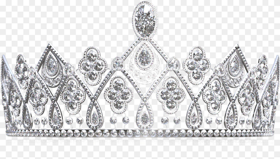 Diamond Crown Transparent Diamond Crown, Accessories, Jewelry, Tiara, Necklace Png Image