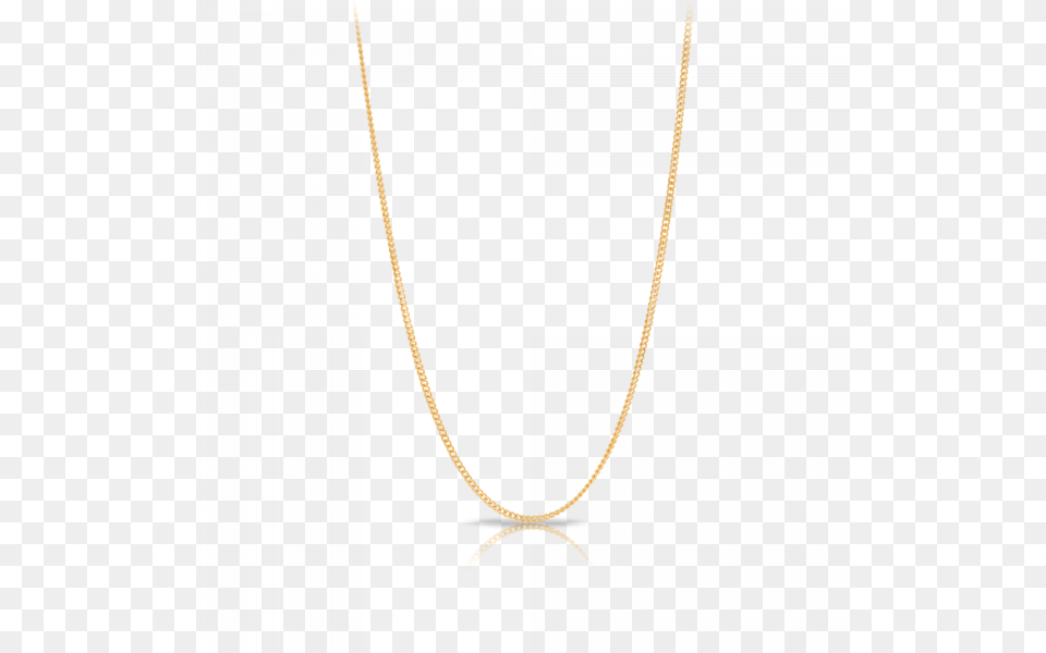 Diamond Cut Curb Link Chain Made In Yellow Gold, Accessories, Jewelry, Necklace, Pendant Free Transparent Png