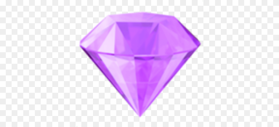Diamond Diamante Purple Emoji Emotion Emoticon Diamonde Amethyst, Accessories, Gemstone, Jewelry, Ornament Png Image