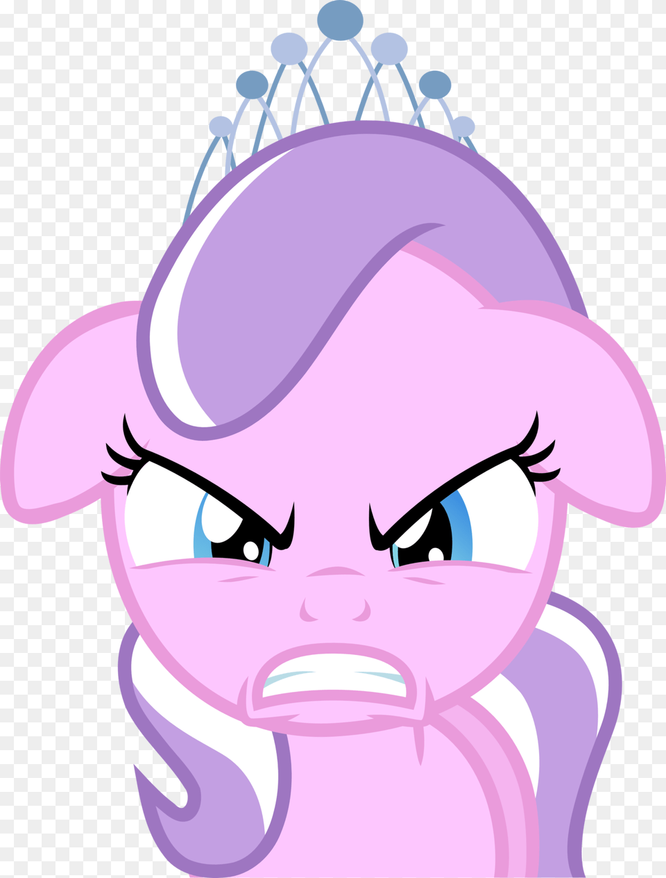 Diamond Diamond Tiara Is Worst Pony, Purple, Cartoon, Baby, Person Png Image