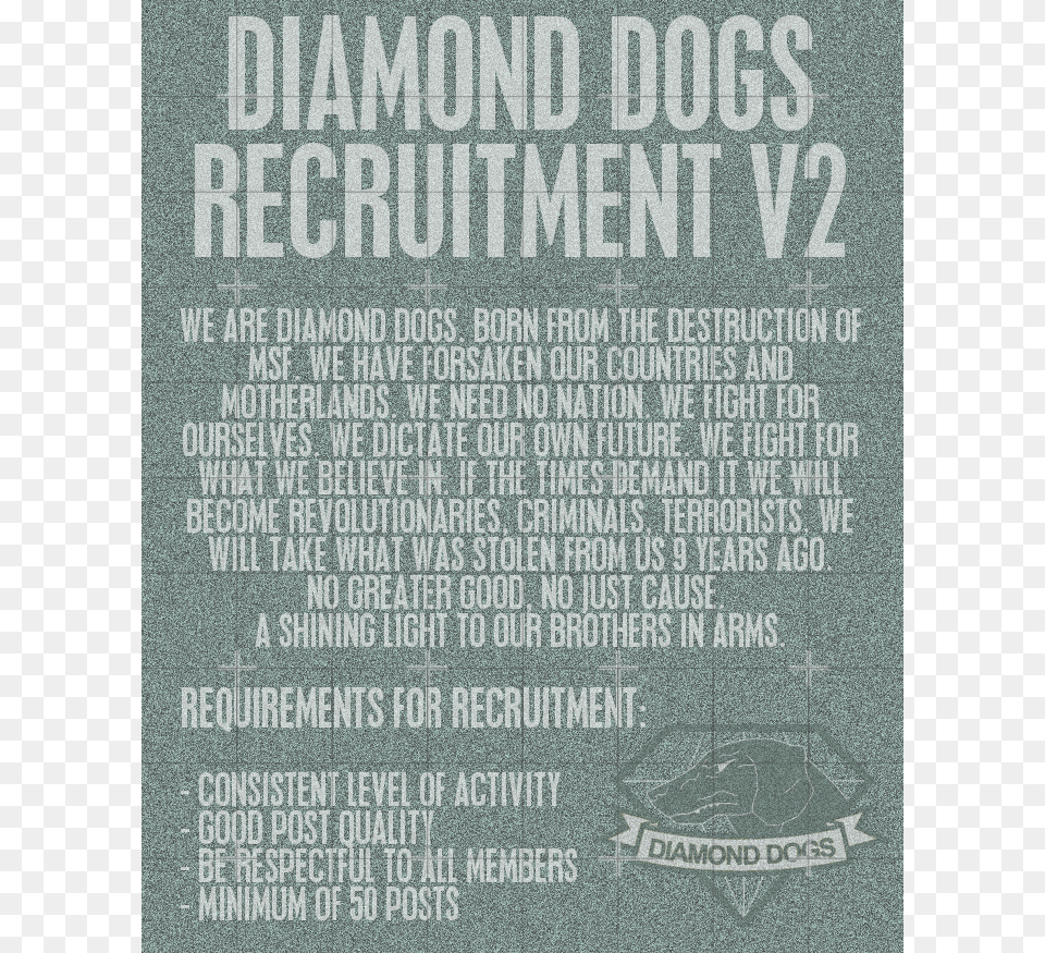 Diamond Dogs, Advertisement, Book, Poster, Publication Free Png Download