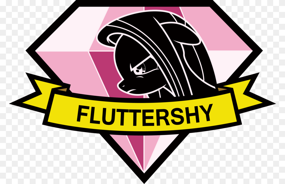 Diamond Dogs Patch Fluttershy By Th3anim8er Diamond Dogs Metal Gear, Logo, Helmet, Machine, Wheel Png