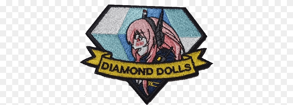Diamond Dolls M4 Sopmod Ii Embroidery Patch Diamond Dogs, Badge, Logo, Symbol Free Png