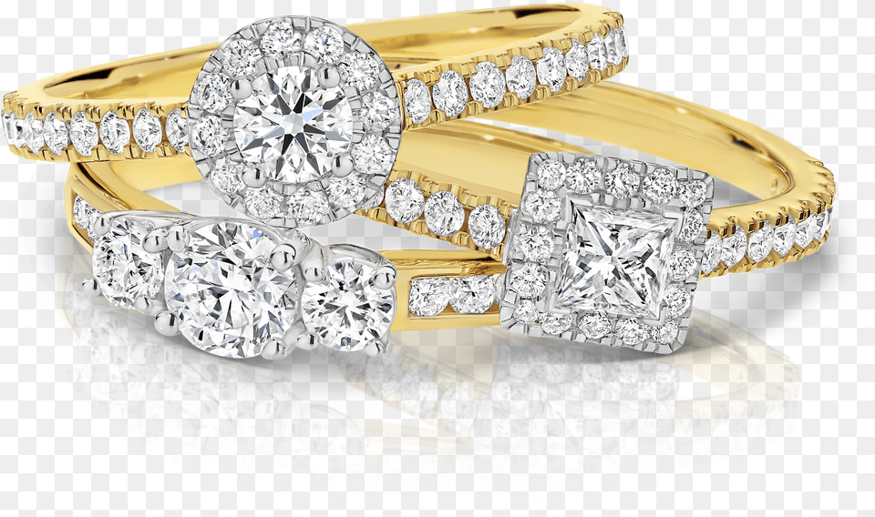 Diamond Engagement Rings Free Png Download