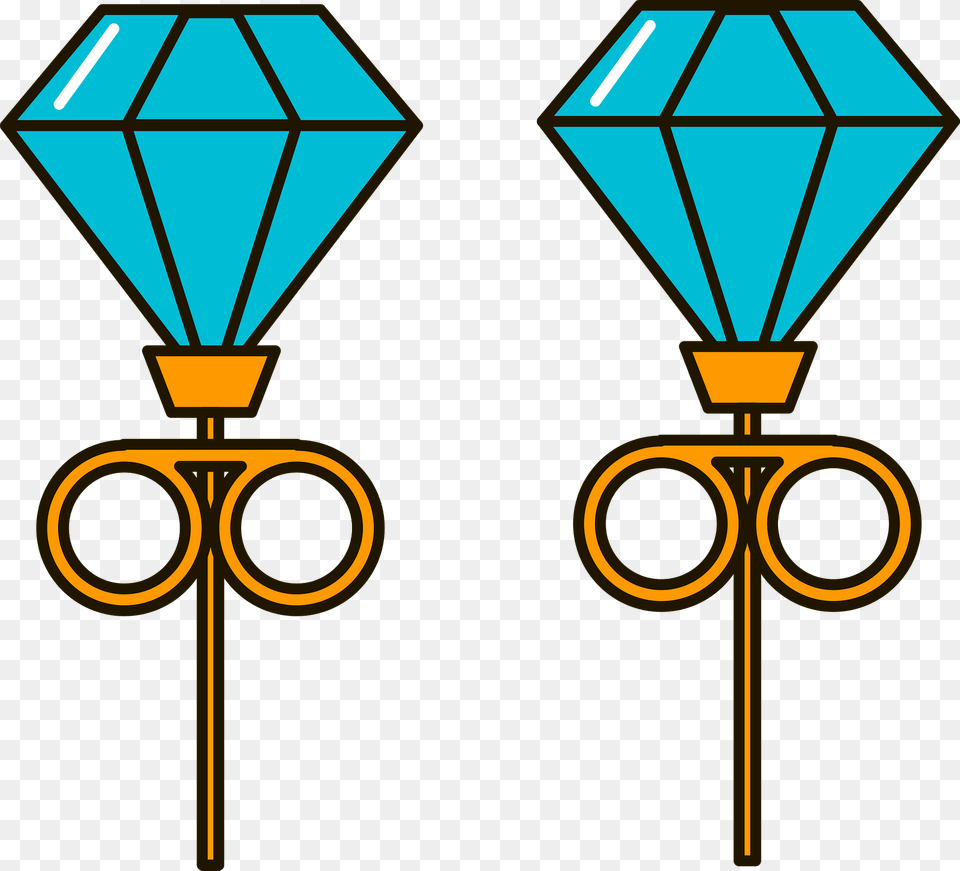 Diamond Earring Clipart, Accessories, Jewelry, Gemstone Free Png Download