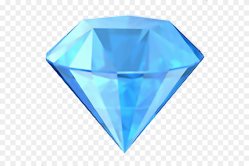 Diamond Emoji Diamond Blue Rock Emoji Emoticon Iph, Accessories, Gemstone, Jewelry Png