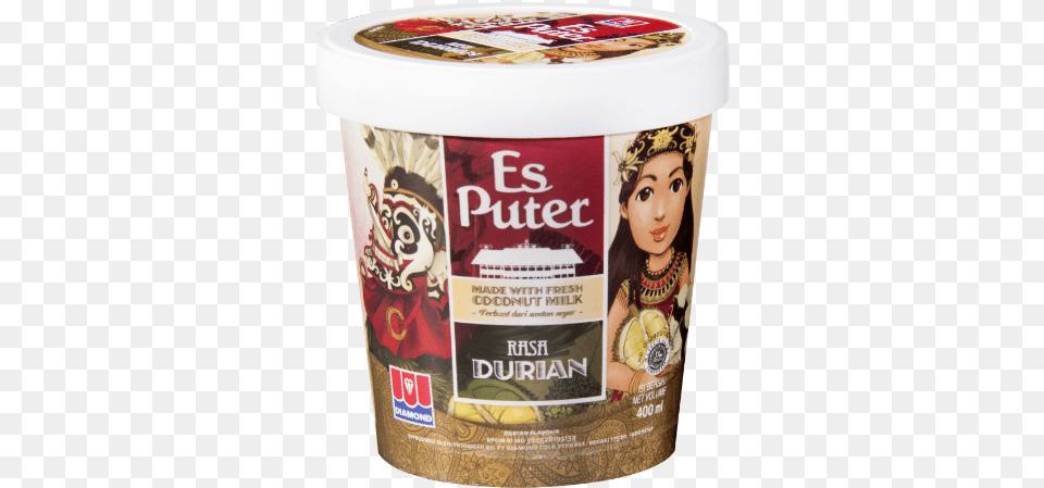Diamond Es Puter Durian 400 Ml Cranberry Juice, Yogurt, Ice Cream, Food, Dessert Png Image