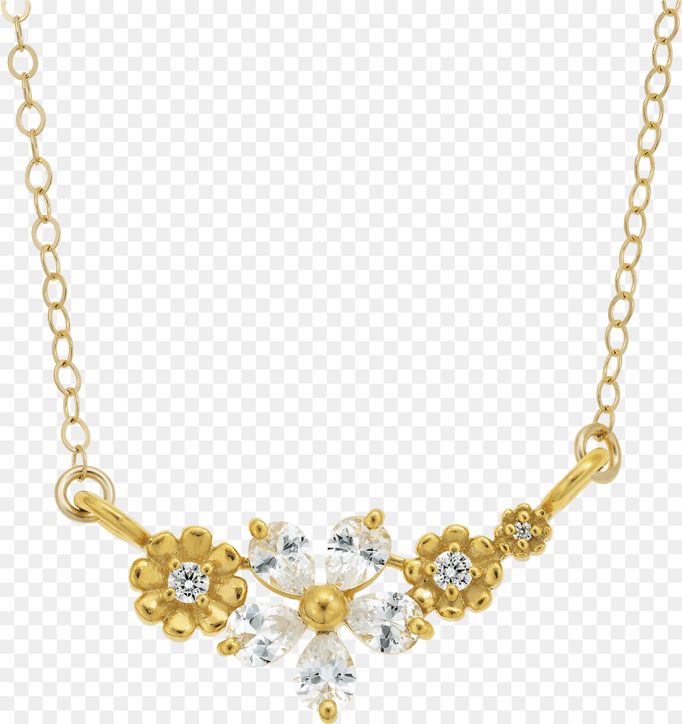 Diamond Flower Garland Pendant Necklace, Accessories, Gemstone, Jewelry Png