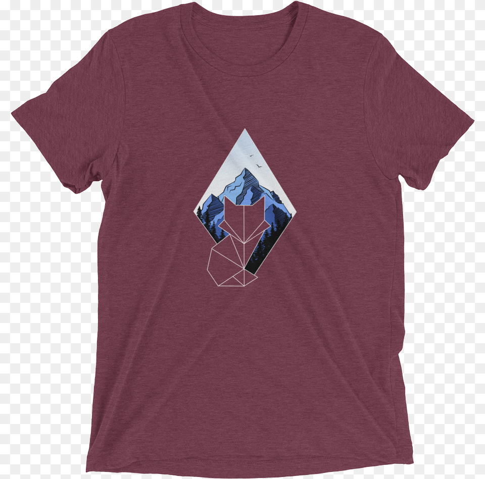 Diamond Fox Outline Tee Gifts For Football Fans, Clothing, T-shirt, Shirt Free Png