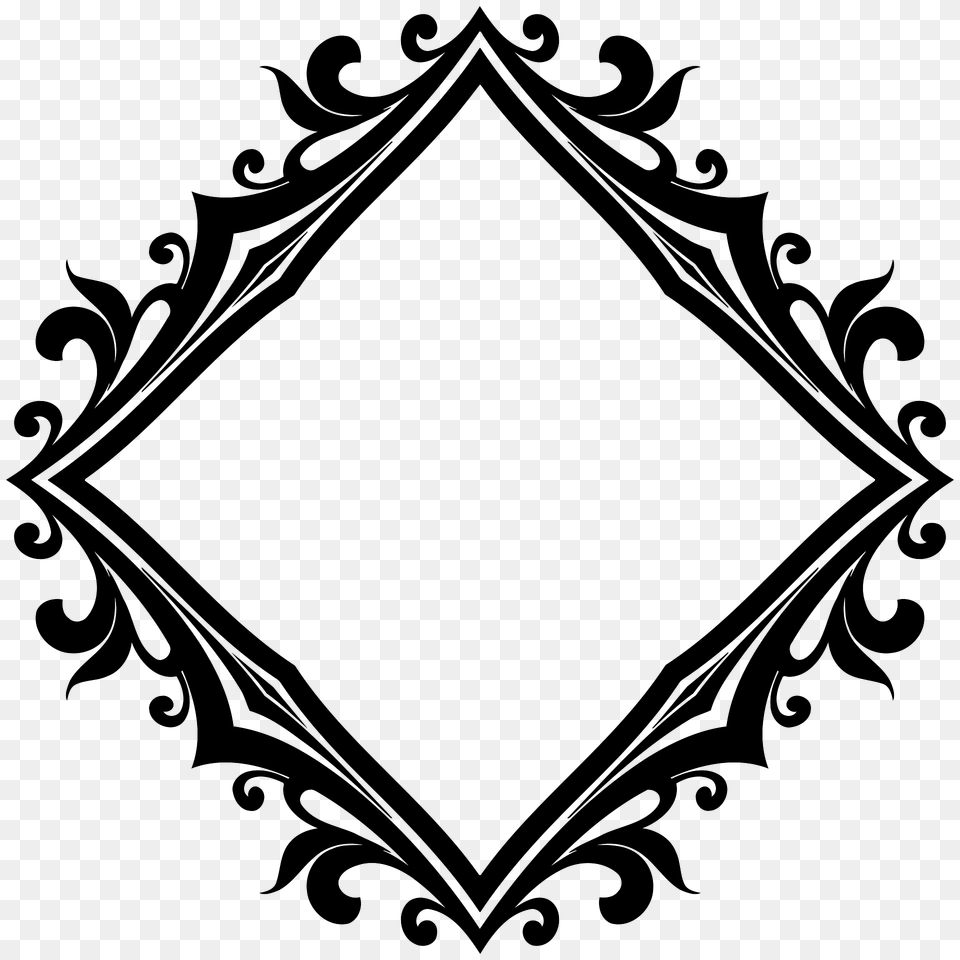 Diamond Frame Clipart, Pattern Png