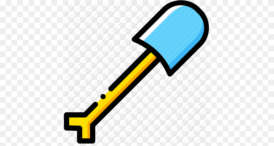 Diamond Game Minecraft Shovel Yellow Icon, Device Free Png Download