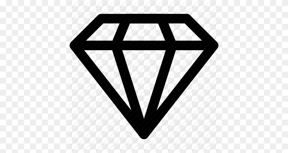 Diamond Gem Luxury Sparkle Value Wealth Icon Icon, Accessories, Gemstone, Jewelry, Triangle Free Png