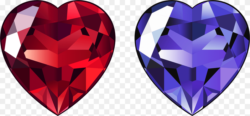 Diamond Gemstone Heart Clip Art Transparent Diamond Hearts Diamond Heart Transparent Background, Accessories, Jewelry Png Image