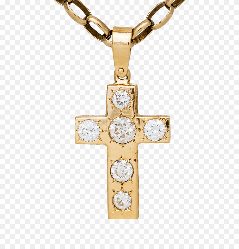Diamond Gold Cross Locket, Accessories, Symbol, Jewelry, Necklace Png