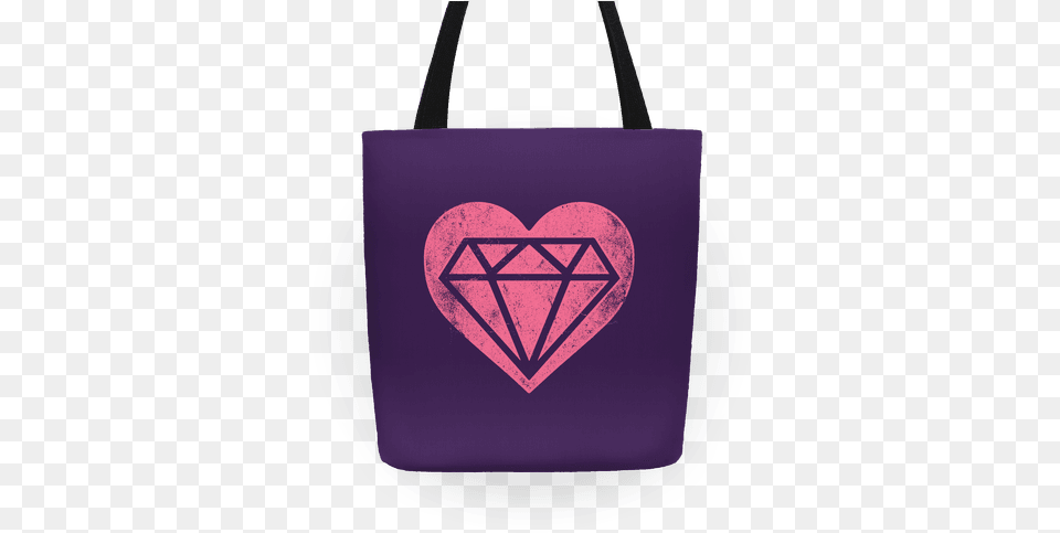 Diamond Heart Tote Diamond Necklace Circle Charm, Accessories, Bag, Handbag, Tote Bag Free Transparent Png