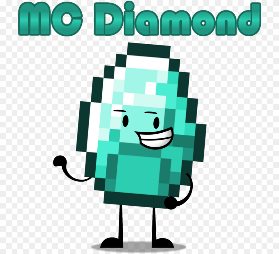 Diamond Icon Image Dagger Iconpng Minecraft Diamond Jpg, Green, Art, Graphics, Outdoors Free Png Download