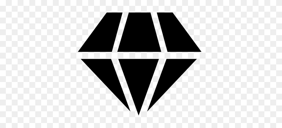 Diamond Icon With And Vector Format For Free Unlimited, Gray Png
