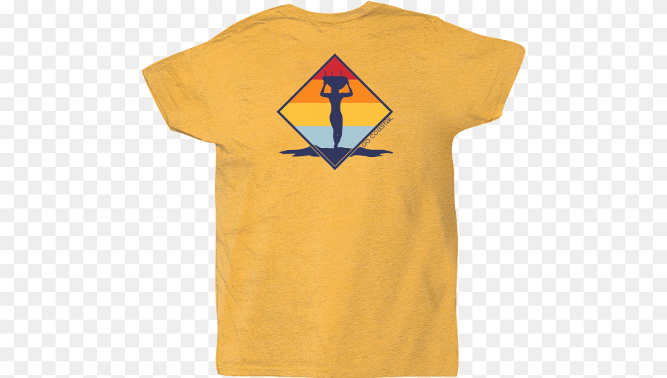 Diamond In The Surf Tee Short Sleeve, Clothing, T-shirt, Person, Sign Free Png