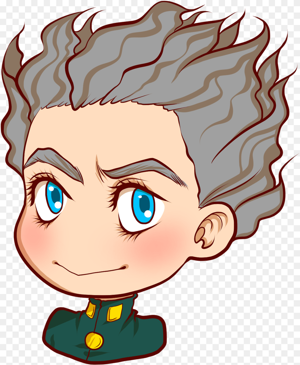 Diamond Is Unbreakable Stickers Phantom Blood Cartoon, Baby, Person, Head, Face Free Transparent Png