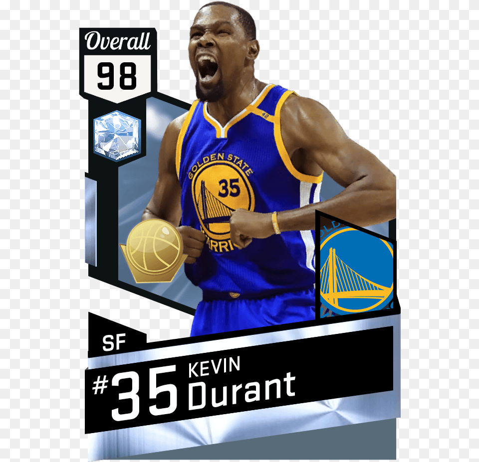 Diamond Kevin Durant 2k17 Anthony Davis Nba, Sphere, Adult, Person, Man Png