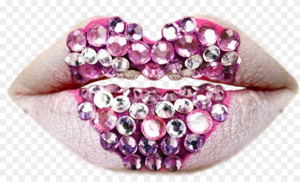 Diamond Lips, Accessories, Jewelry, Necklace, Gemstone Png Image
